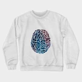Gouached Brain Crewneck Sweatshirt